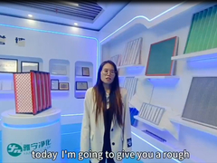 YANING लामिनेर एयर फ्लो हुड टर्मिनल हाउसिंग क्लीनरूम सर्वश्रेष्ठ फिल्टरेशन फाइबरग्लास 99.995% 0.3micro