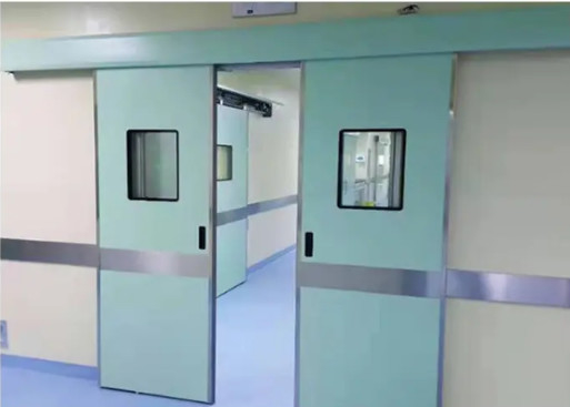 स्वच्छ कक्ष और अस्पताल के लिए वायुरोधी एकल पत्ती स्वचालित स्लाइडिंग दरवाजा