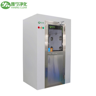 स्टेनलेस स्टील समर्थन अनुकूलन के साथ YANING मानक स्वच्छ कक्ष एयर बौछार