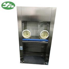 रबर ऑपरेटिंग दस्ताने के साथ बंद क्षैतिज लामिना स्वच्छ बेंच 220V 50HZ