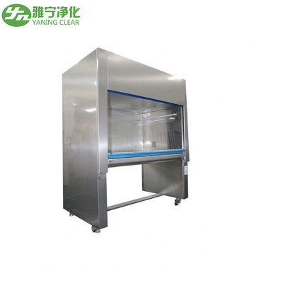 रबर ऑपरेटिंग दस्ताने के साथ बंद क्षैतिज लामिना स्वच्छ बेंच 220V 50HZ