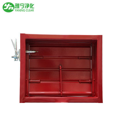 एडजस्टेबल ऑपोज्ड ब्लेड डैम्पर के साथ मैकेनिकल स्विच रेड एल्युमिनियम रिटर्न एयर ग्रिल