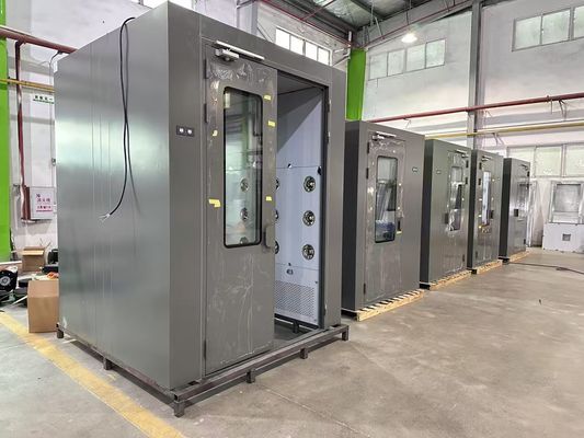 YANING GMP Standard Stainless Steel Air Shower With Electromagnetic Interlock for Clean Room Use