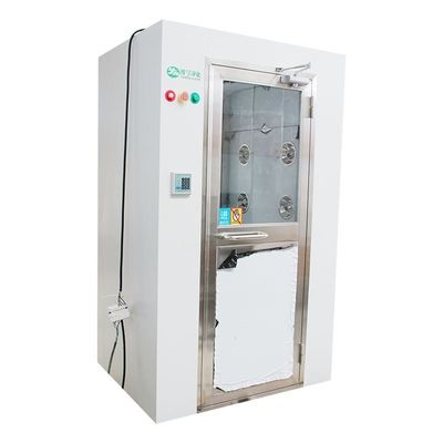पाउडर कोटिंग 1.1KW क्लीनरूम एयर शावर स्टील फ्रेम